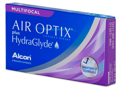 Contact Lenses AIR OPTIX® plus HydraGlyde MULTIFOCAL (3 pcs.)