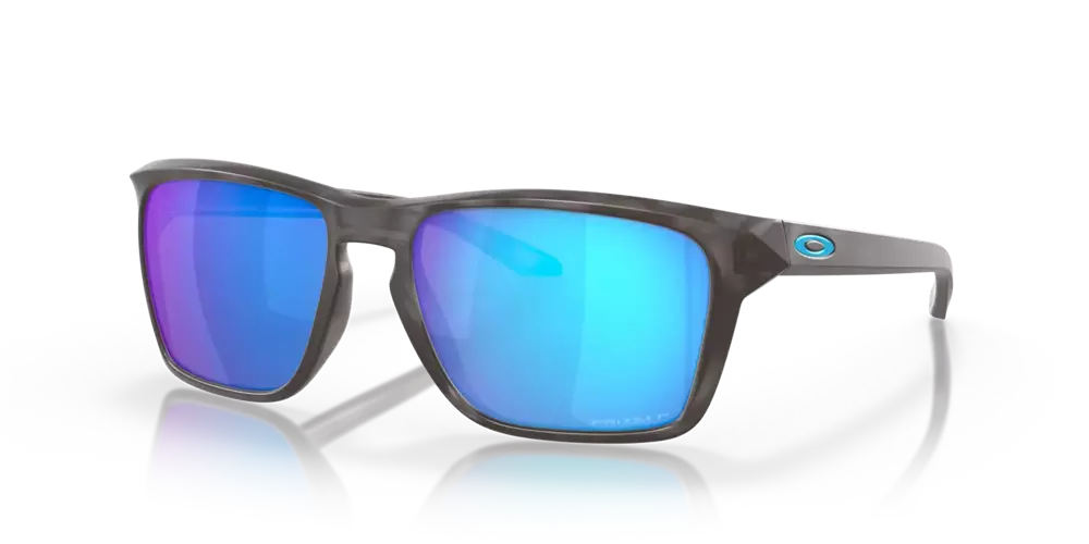 Oakley Sunglasses SYLAS OO9448-28 Matte Black Tortoise, Prizm Sapphire Polarized