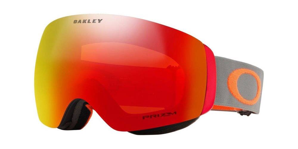 Oakley Goggles FLIGHT DECK M Dark Brush Orange / Prizm Snow Torch Iridium OO7064-76