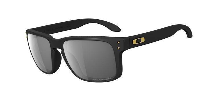 Oakley Sunglasses  HOLBROOK SHAUN WHITE Matte Black/Grey Polarized OO9102-17