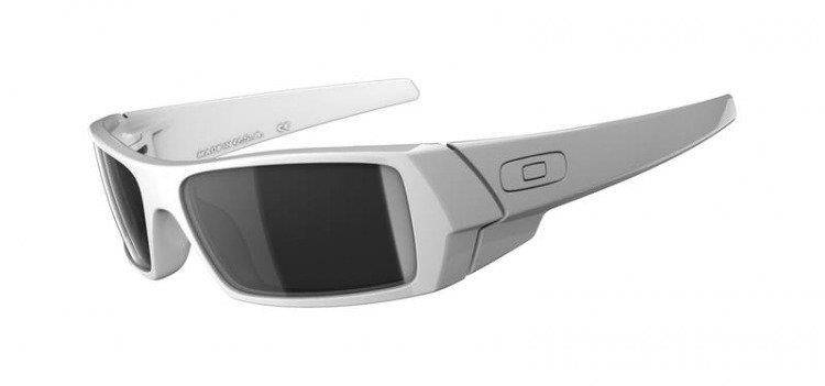 Oakley Sunglasses Gascan Polished White / Black Iridium 03-474