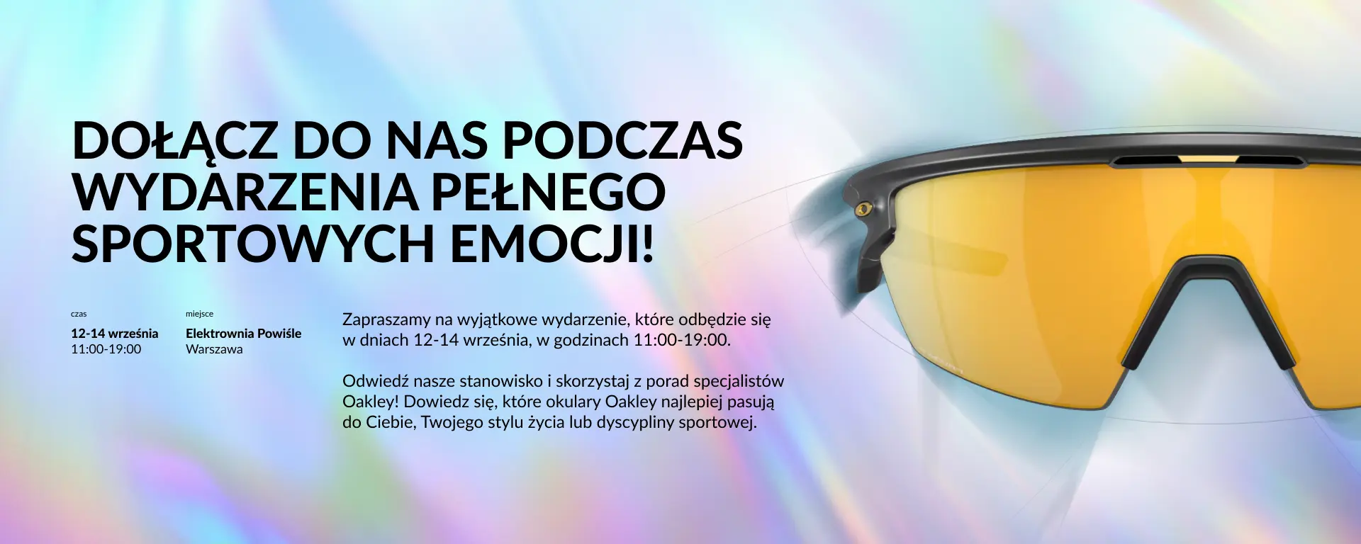 Wydarzenie pełne sportowych emocji z marką Oakley | O-shop.com