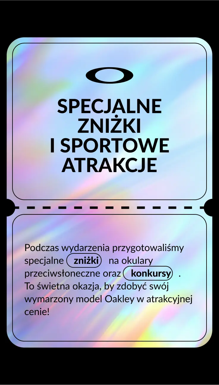 Wydarzenie pełne sportowych emocji z marką Oakley | O-shop.com
