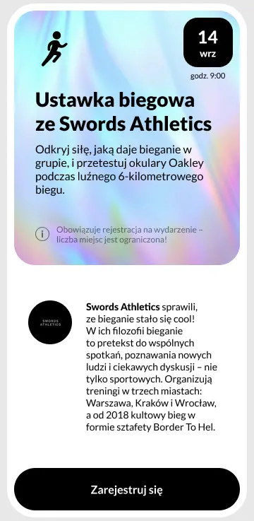Wydarzenie pełne sportowych emocji z marką Oakley | O-shop.com