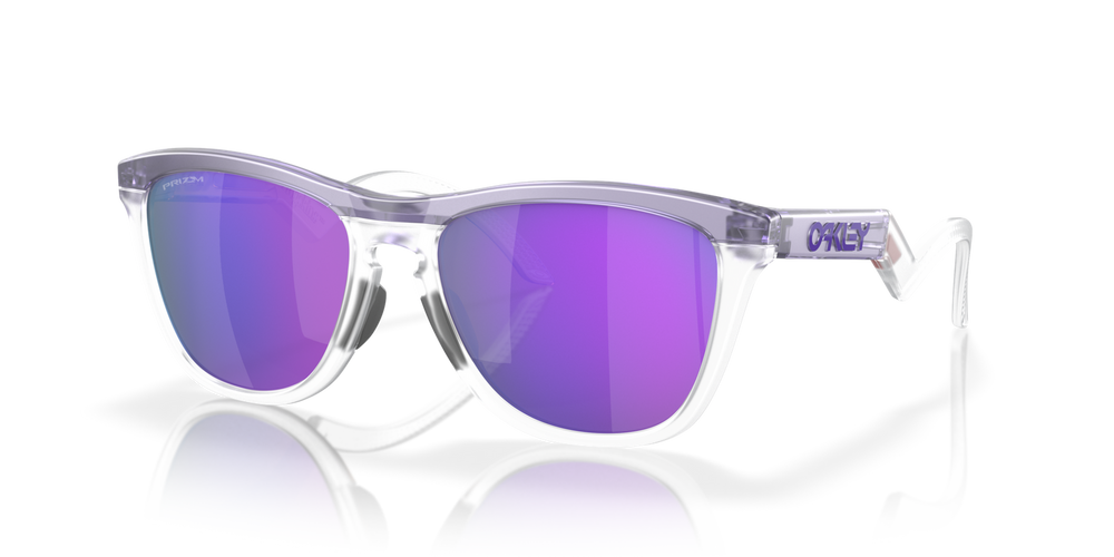 Oakley Sunglasses FROGSKINS HYBRID Matte Lilac/Matte Clear/Prizm Violet OO9289-01