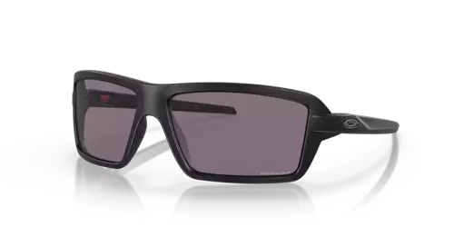 Oakley Sunglasses CABLES OO9129-01 Matte Black, Prizm Grey