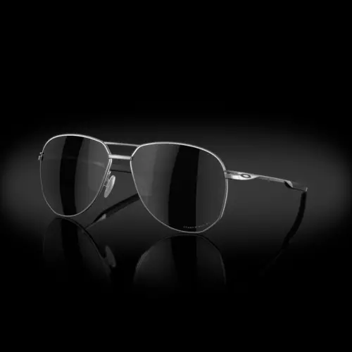 Oakley Sunglasses polarized Satin Chrome, Prizm Black Polarized OO6050-03