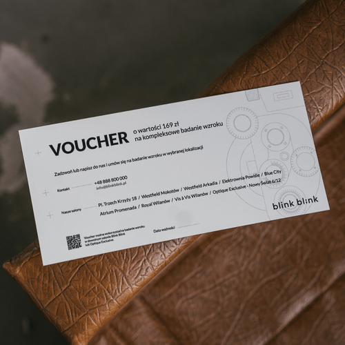 Voucher for a comprehensive eye examination at Blink Blink and Optique-Exclusive