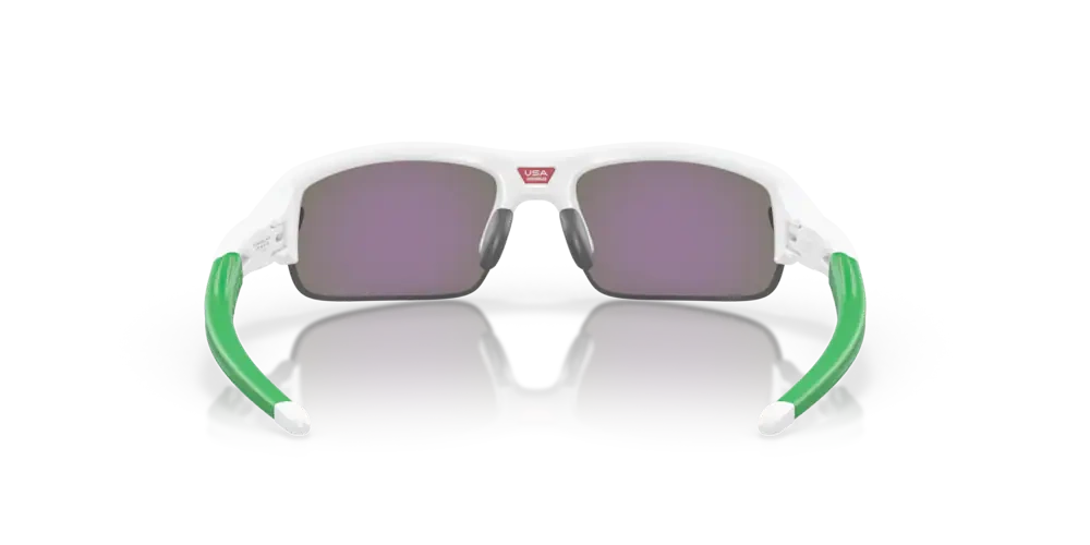 Oakley Okulary przeciwsłoneczne Dziecięce FLAK XXS Matte White, Prizm Jade OJ9008-08