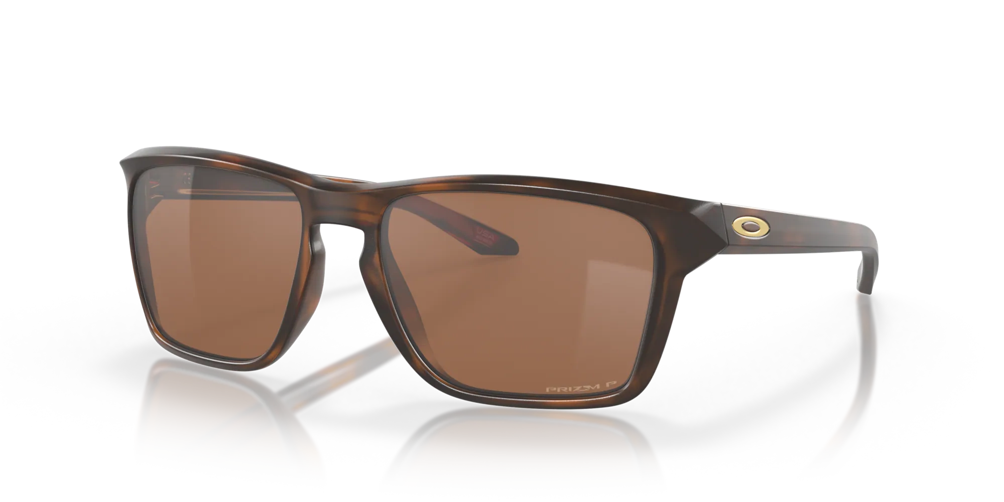 Oakley Okulary przeciwsłoneczne SYLAS Matte Brown Tortoise/Prizm Tungsten Polarized OO9448-26