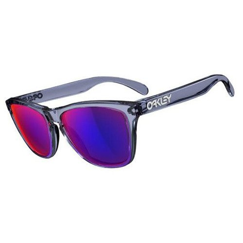 OAKLEY Sunglasses FROGSKINS Crystal Black / Positive Red Iridium 24-304