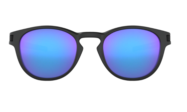 Oakley Sunglasses LATCH Matte Black/Violet Iridium OO9265-06