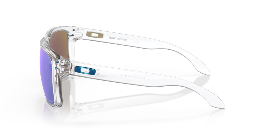 Oakley  Okulary przeciwsłoneczne HOLBROOK XL Polished Clear / Prizm Sapphire Polarized OO9417-07