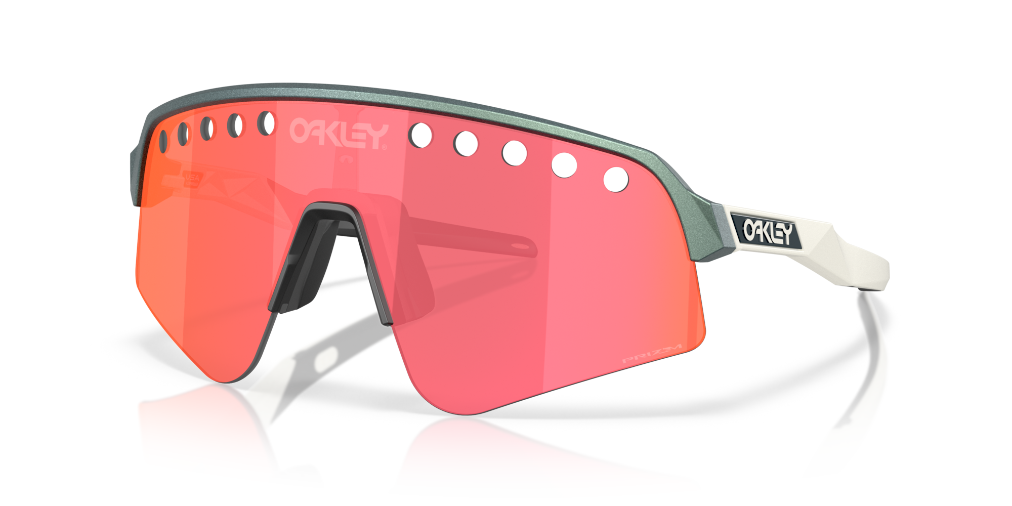 Oakley Okulary przeciwsłoneczne Sutro Lite Sweep Matte Silver/Blue Colorshift / Prizm Trail Torch OO9465-31