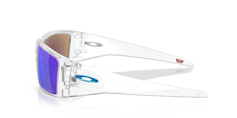 Oakley Sunglasses HELIOSTAT Clear/Prizm sapphire polarized OO9231-07
