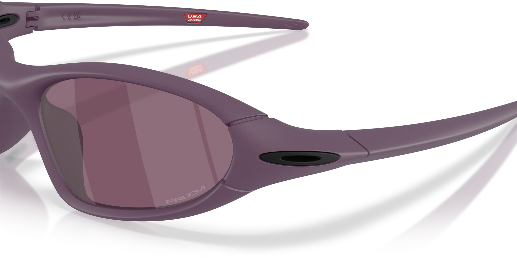 Oakley Sunglasses PORTAL JACKET Matte Aubergine/Prizm Road Black OO9536-04