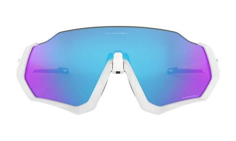 Oakley Okulary Przeciwsłoneczne FLIGHT JACKET Matte White/Prizm Sapphire OO9401-02