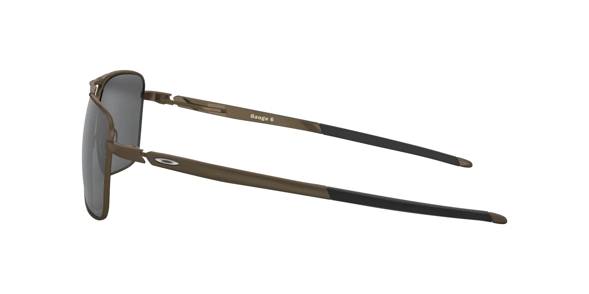 Oakley Sunglasses GAUGE 6 Pewter/Prizm Black Polarized OO6038-06