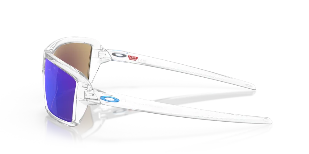 Oakley Okulary przeciwsłoneczne CABLES OO9129-05 Polished Clear, Prizm Sapphire Polarized