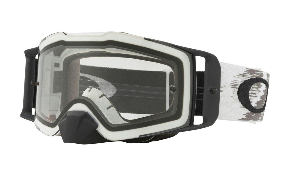 Gogle FRONT LINE MX/MTB Matte White Speed/Clear OO7087-05