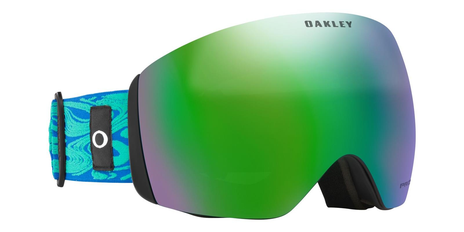 OAKLEY Gogle zimowe FLIGHT DECK L Blue Dynamic Flow/Prizm Snow Sapphire Iridium OO7050-A7