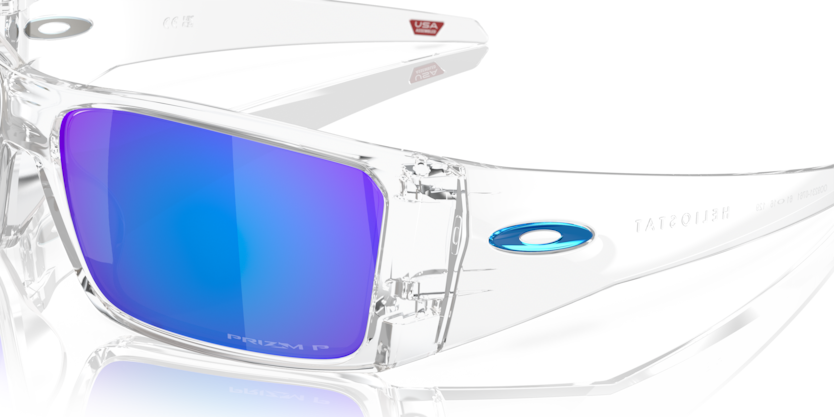 Oakley Okulary przeciwsłoneczne HELIOSTAT Clear/Prizm sapphire polarized OO9231-07