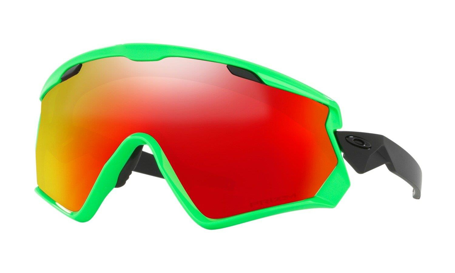 Oakley Gogle WIND JACKET 2.0 80S Green/Prizm Snow Torch Iridium OO7072-04