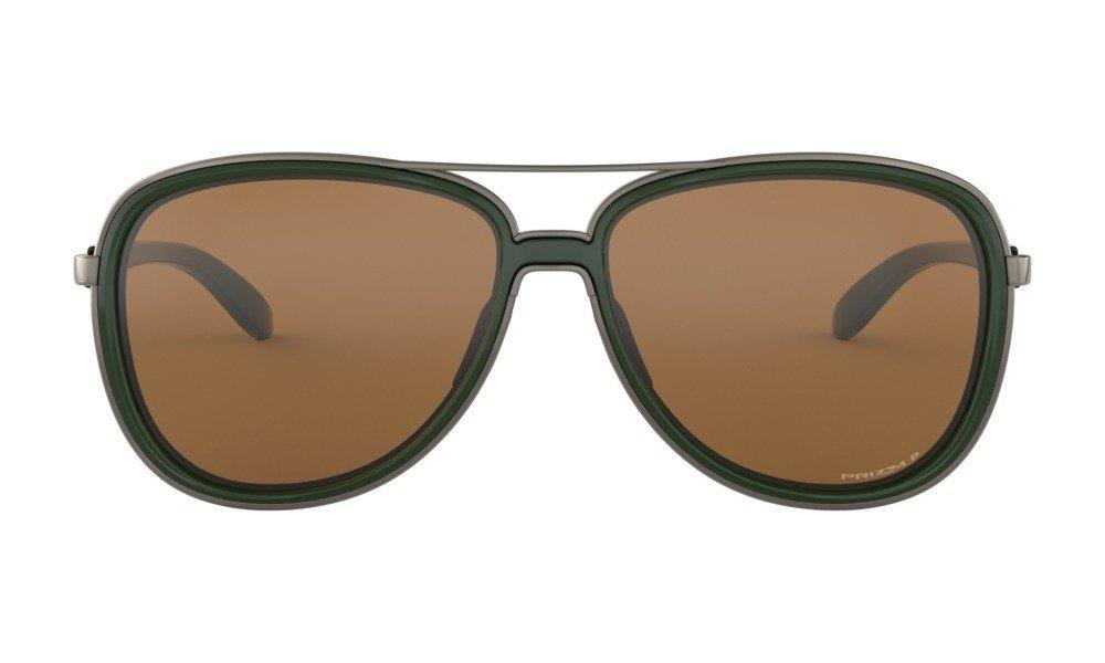 Oakley Sunglasses SPLIT TIME Forest/Prizm Tungsten Polarized OO4129-08