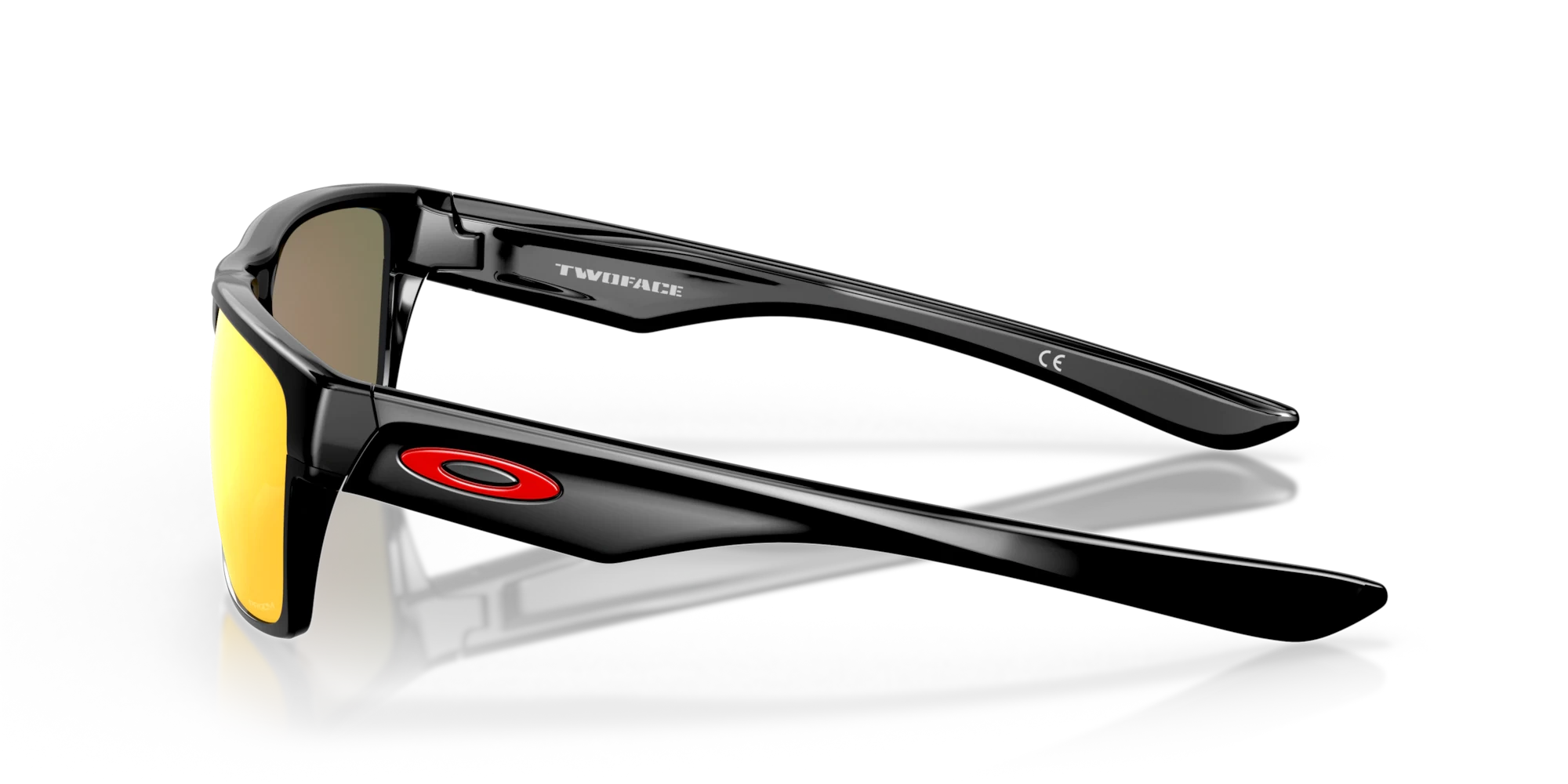 Oakley Okulary przeciwsłoneczne TWOFACE Polished Black/Prizm Ruby OO9189-47