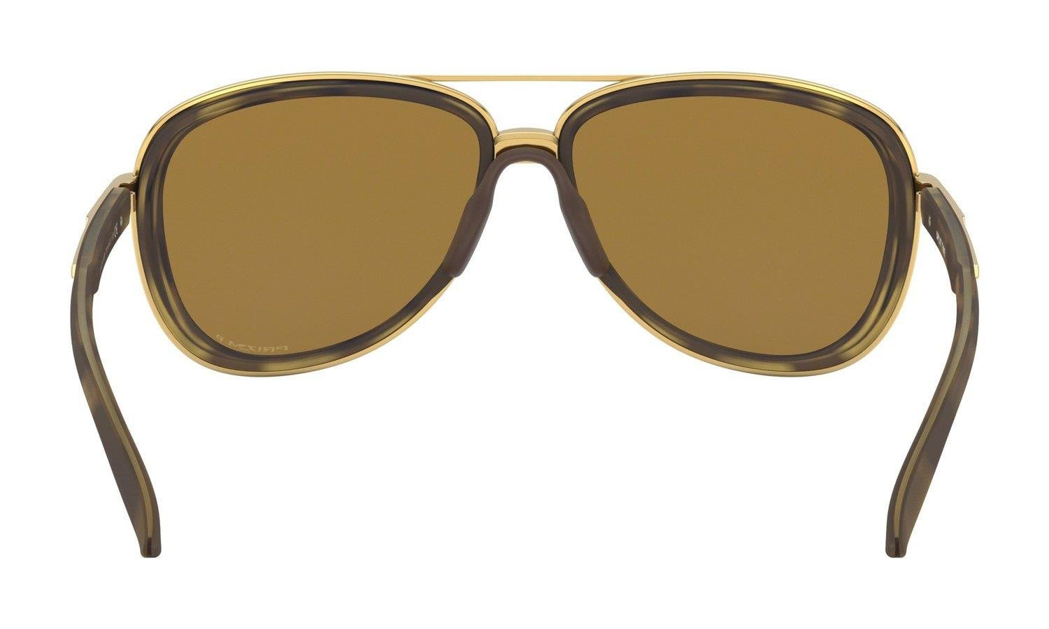 Oakley Sunglasses SPLIT TIME Brown Tortoise/Gold/Prizm Rose Gold Polarized OO4129-14