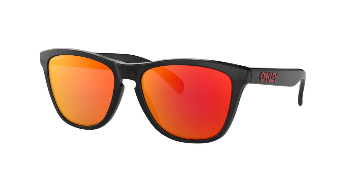 Oakley Sunglasses FROGSKINS Black Ink/Prizm Ruby OO9013-C9