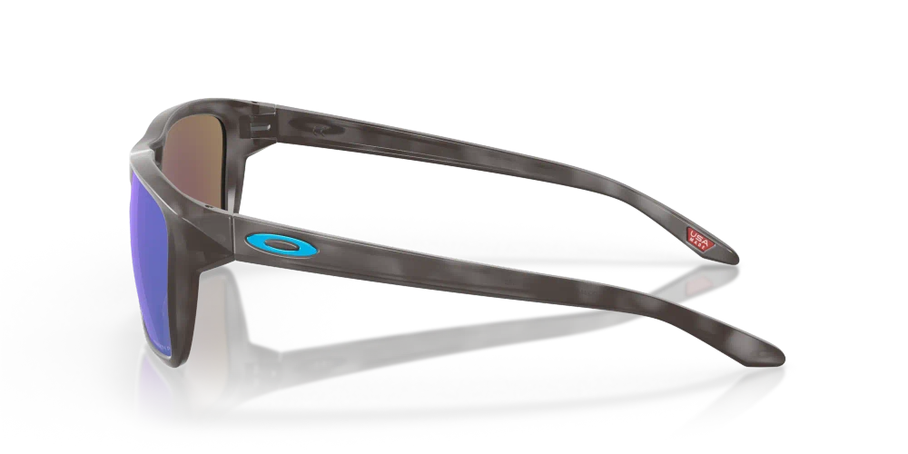 Oakley Sunglasses SYLAS OO9448-28 Matte Black Tortoise, Prizm Sapphire Polarized