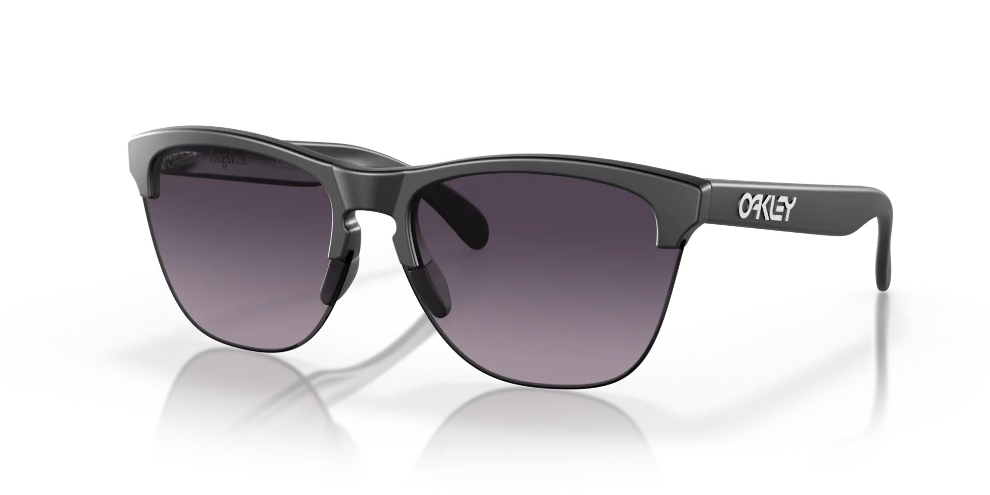 Oakley Sunglasses FROGSKINS LITE Matte Black, Prizm Grey Gradient OO9374-49