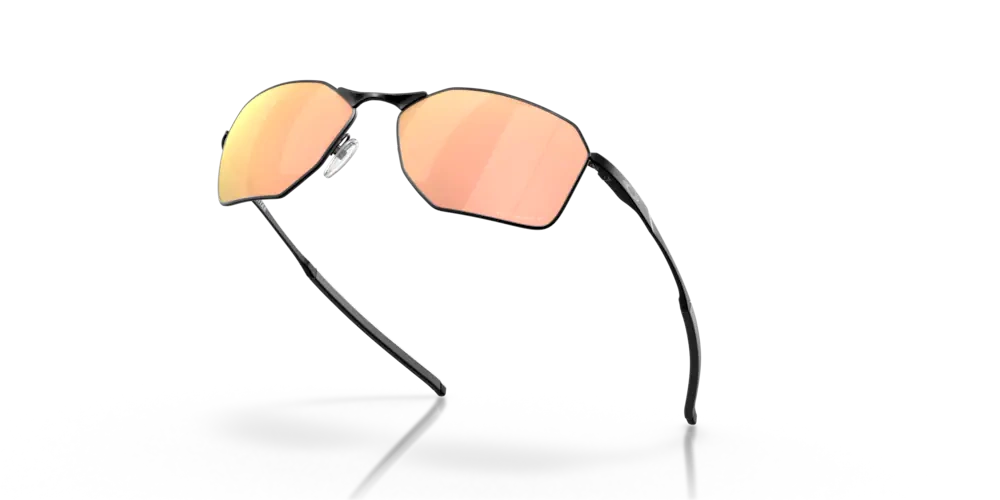Oakley Okulary przeciwsłoneczne SAVITAR Satin Black/Prizm Rose Gold Polarized OO6047-04