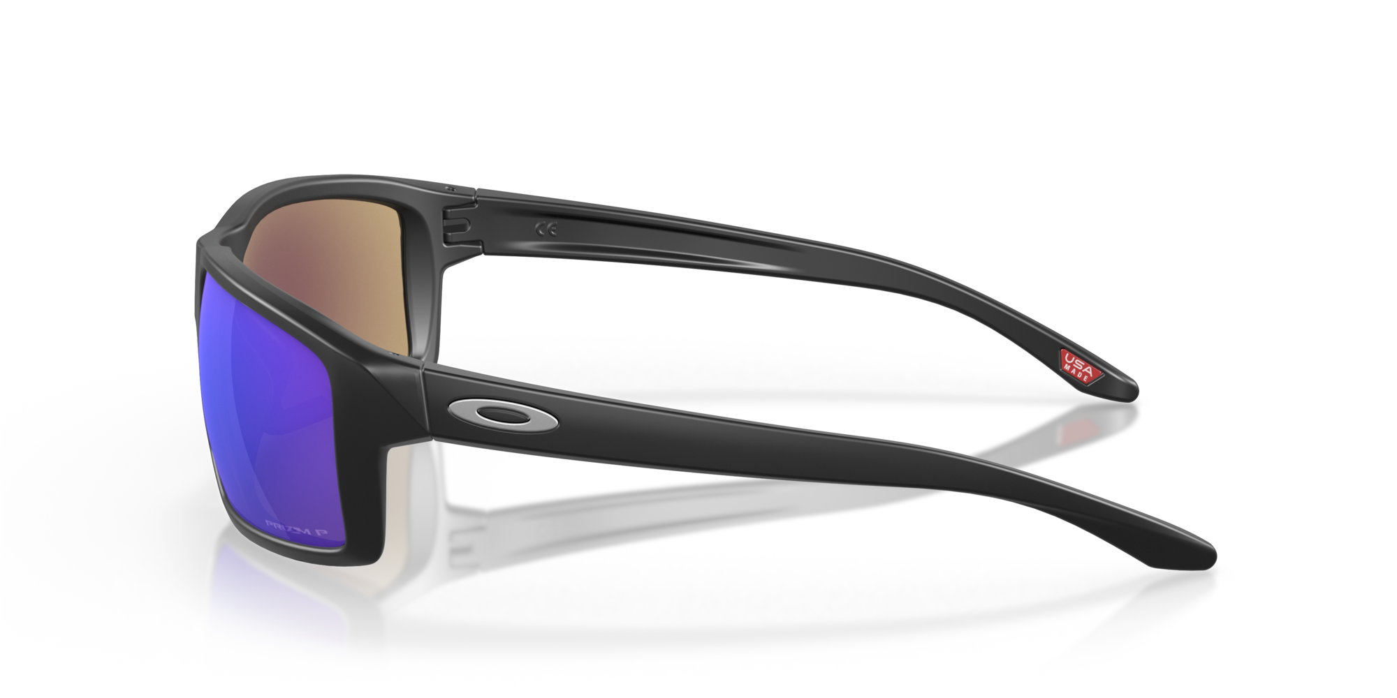 Oakley Okulary przeciwsłoneczne GIBSTON Matte Black/Prizm Sapphr Iridium Polarized OO9449-12