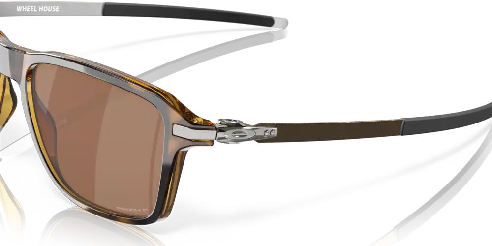 Oakley Okulary przeciwsłoneczne WHEEL HOUSE Polished Brown Tortoise/ Prizm Tungsten Polarized OO9469-04