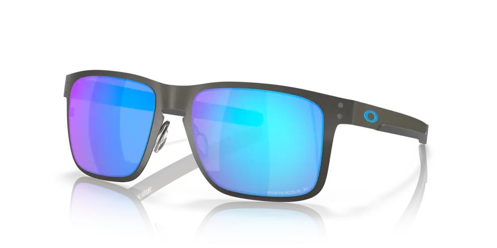 Oakley Sunglasses HOLBROOK™ METAL Matte Gunmetal / Prizm Sapphire Polarized OO4123-07