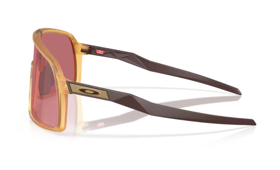 Oakley Okulary przeciwsłoneczne SUTRO Matte Transparent Light Curry / Prizm Dark Golf OO9406-B9