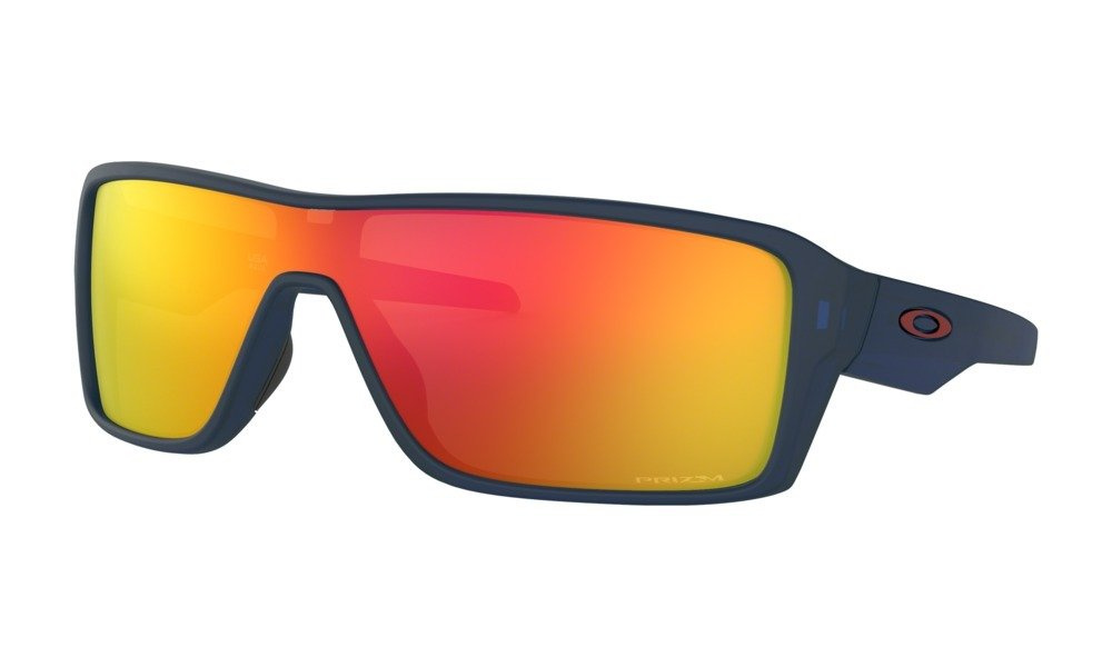 Oakley Okulary przeciwsłoneczne RIDGELINE Matte Translucent Blue/Prizm Ruby OO9419-03
