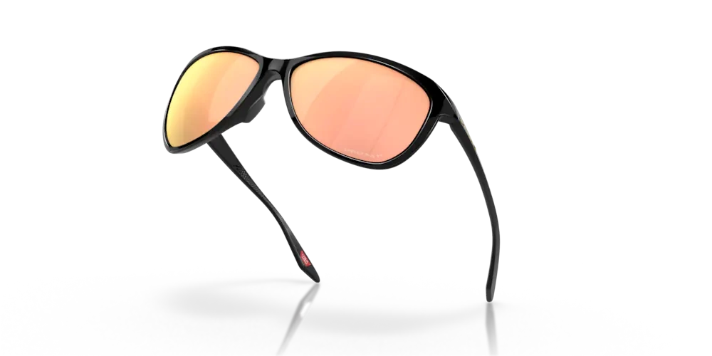 Oakley Okulary przeciwsłoneczne PASQUE Polished Black, Prizm Rose Gold Polarized OO9222-01