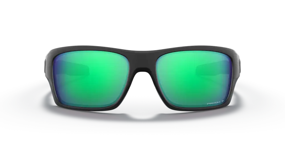 Oakley Sunglasses TURBINE Matte Black/Prizm Jade Polarized OO9263-45