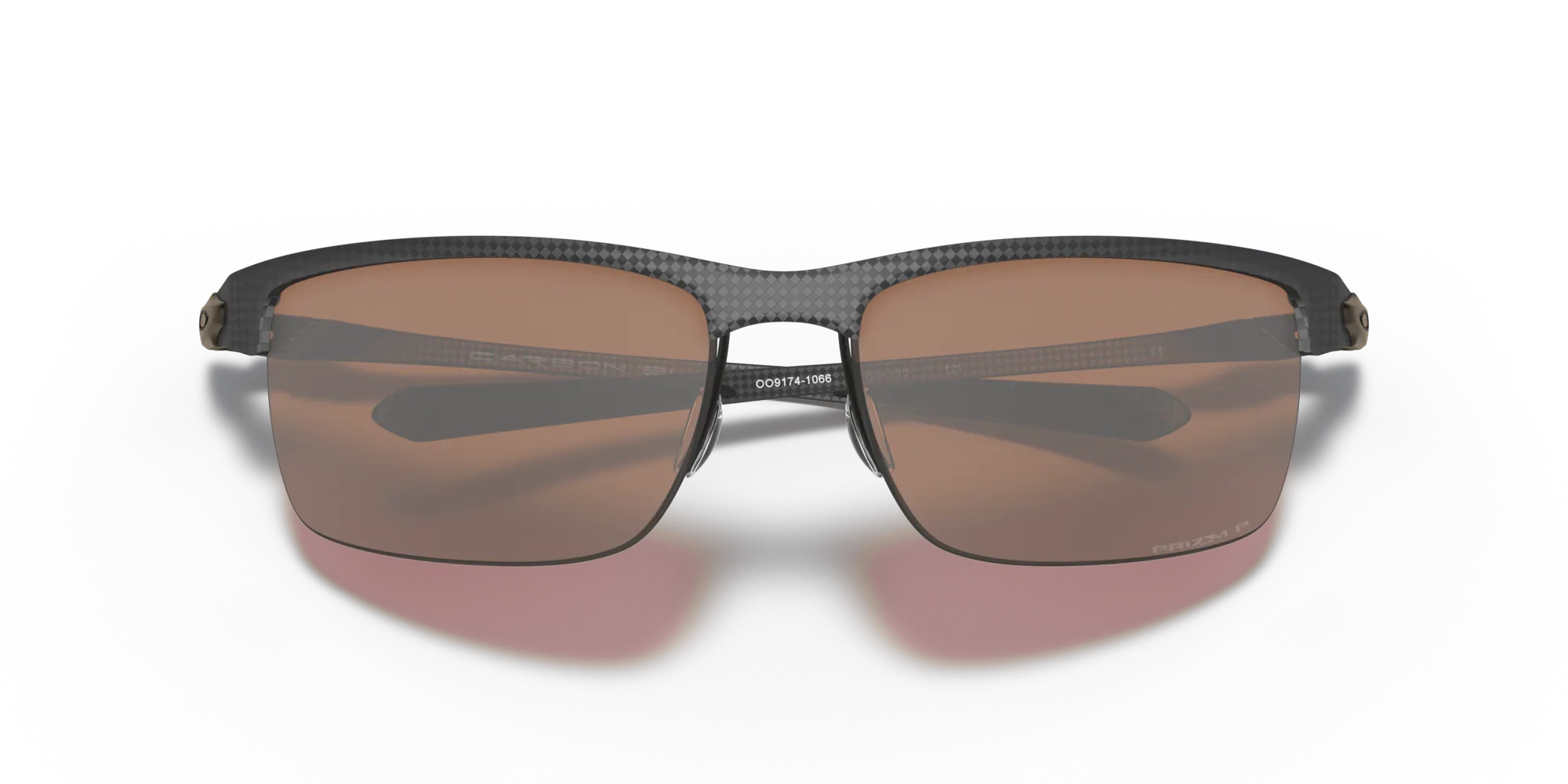 Oakley Okulary przeciwsłoneczne CARBON BLADE Matte Carbon Fiber/Prizm Tungsten Polarized OO9174-10