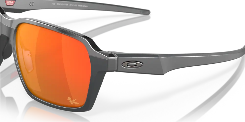 Oakley Sunglasses PARLAY MotoGP™ Collection Matte Carbon, Prizm Ruby OO4143-11