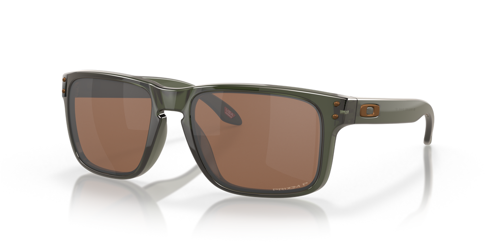 Oakley Sunglasses HOLBROOK Olive Ink / Prizm Tungsten Polarized OO9102-W8