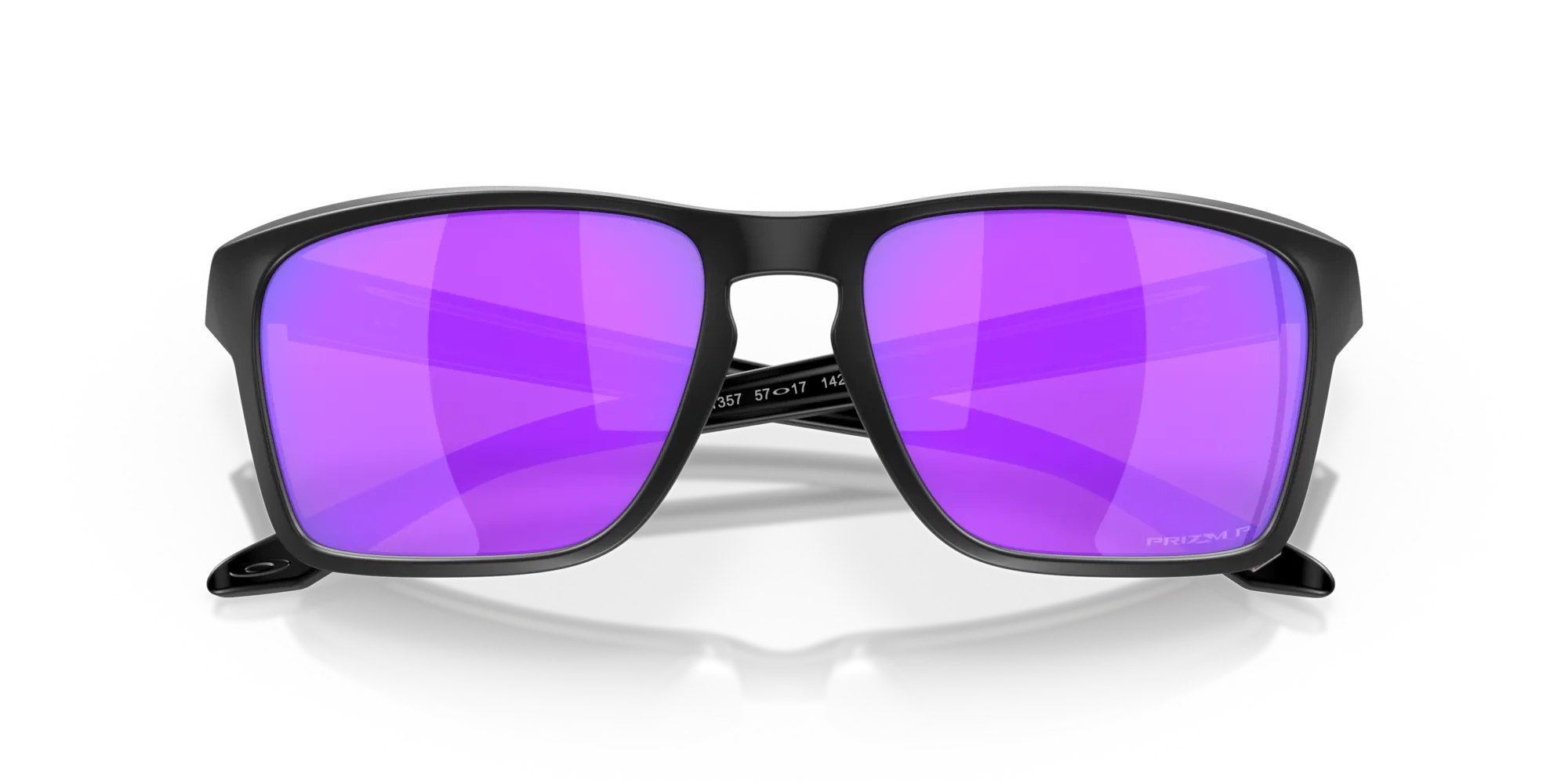 Oakley Okulary przeciwsłoneczne SYLAS Matte Black/Prizm Violet Polarized OO9448-13
