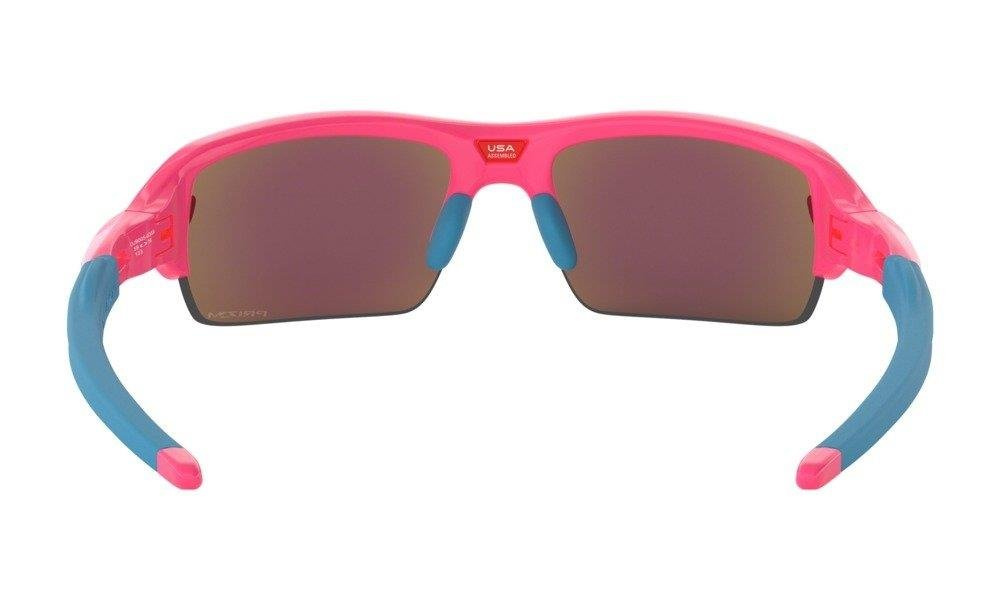 Oakley Sunglasses Junior FLAK XS Neon Pink/Prizm Sapphire OJ9005-03