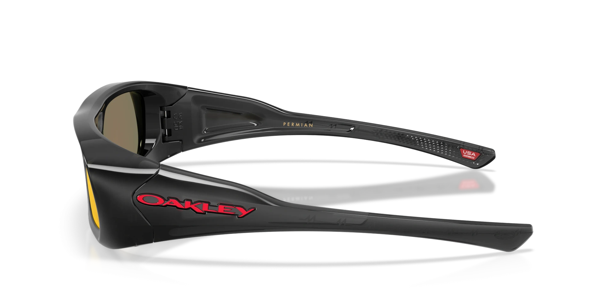 Oakley Sunglasses PERMIAN Patrick Mahomes II Collection Black Ink/Prizm Ruby OO9520-11