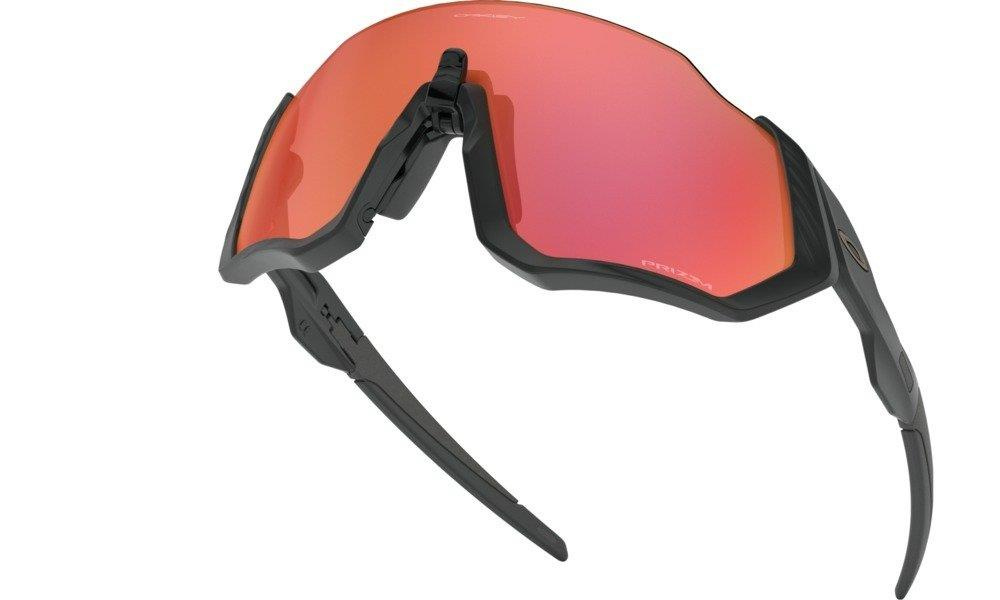Oakley Okulary przeciwsłoneczne FLIGHT JACKET Matte Black/Prizm Trail Torch OO9401-16