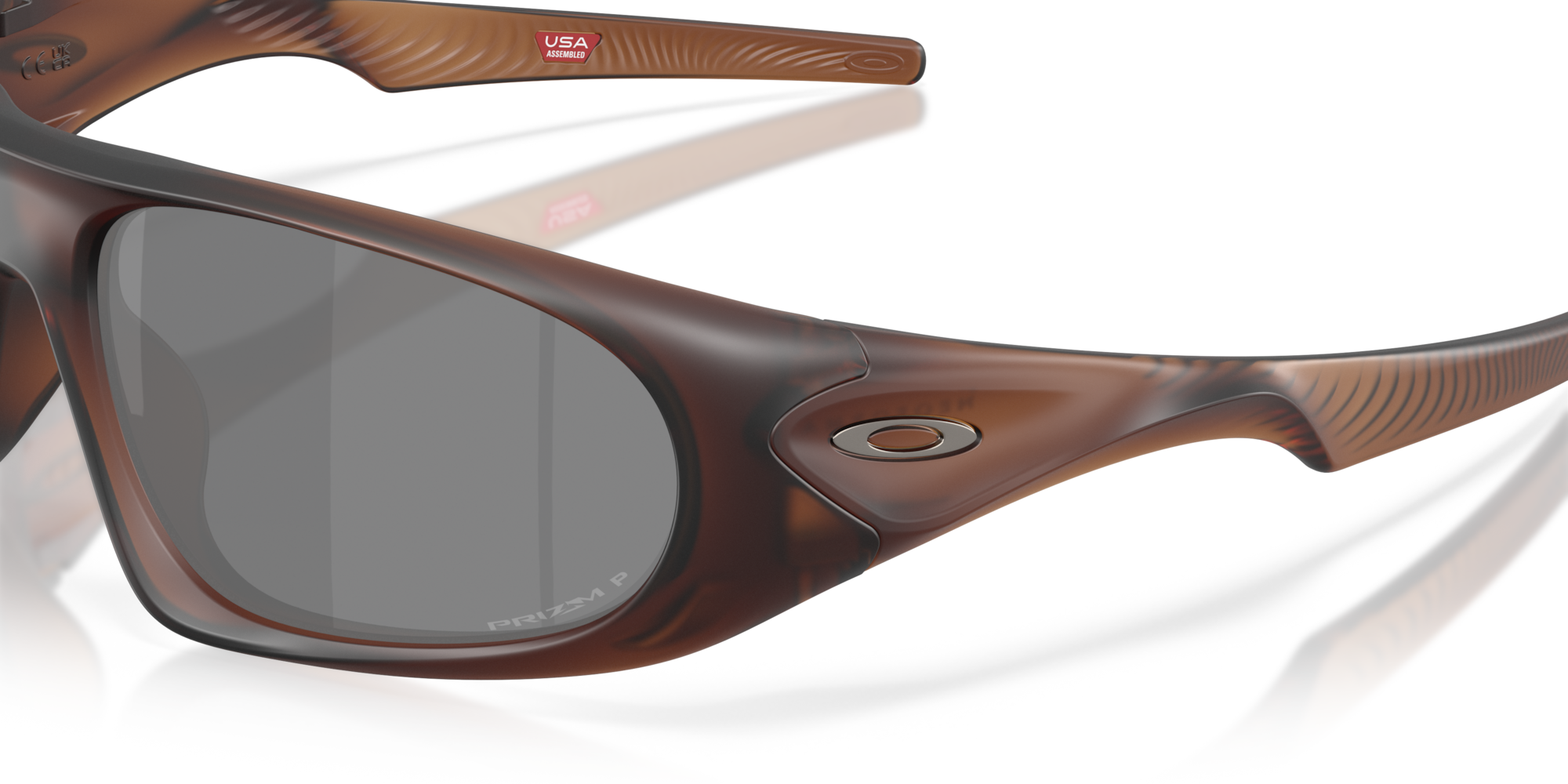 Oakley Okulary przeciwsłoneczne NEOFORMA Matte Rootbeer / Prizm Black Polarized OO9528-05
