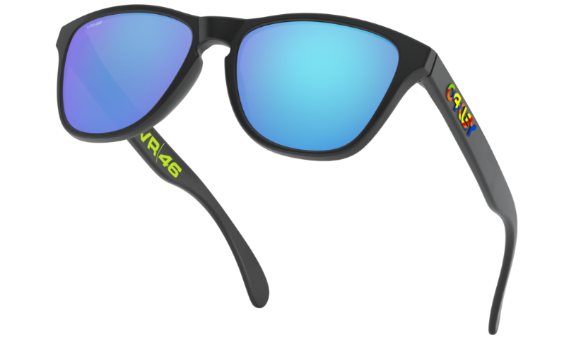 Oakley Sunglasses Dziecięce FROGSKINS XS Polished Black/Prizm Sapphire OJ9006-13